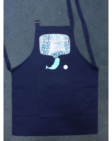 Navy Apron "Action-Reaction"